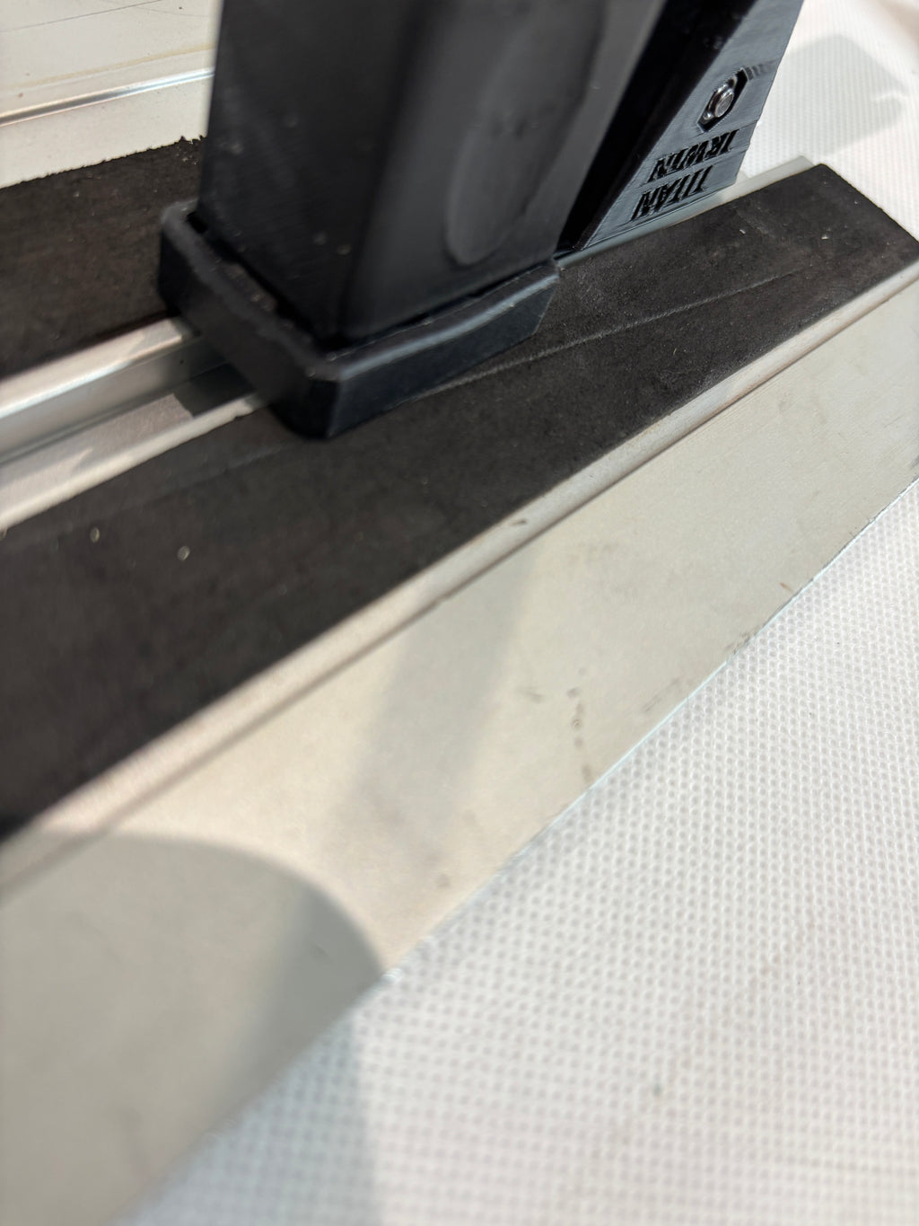Pair of TOOLAX Quick Grip Clamp Adaptor to fit Titan Guide Rail with Riser block