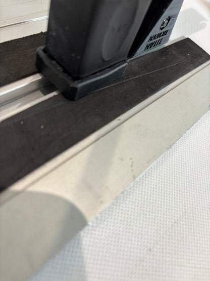 Pair of TOOLAX Quick Grip Clamp Adaptor to fit Titan Guide Rail with Riser block