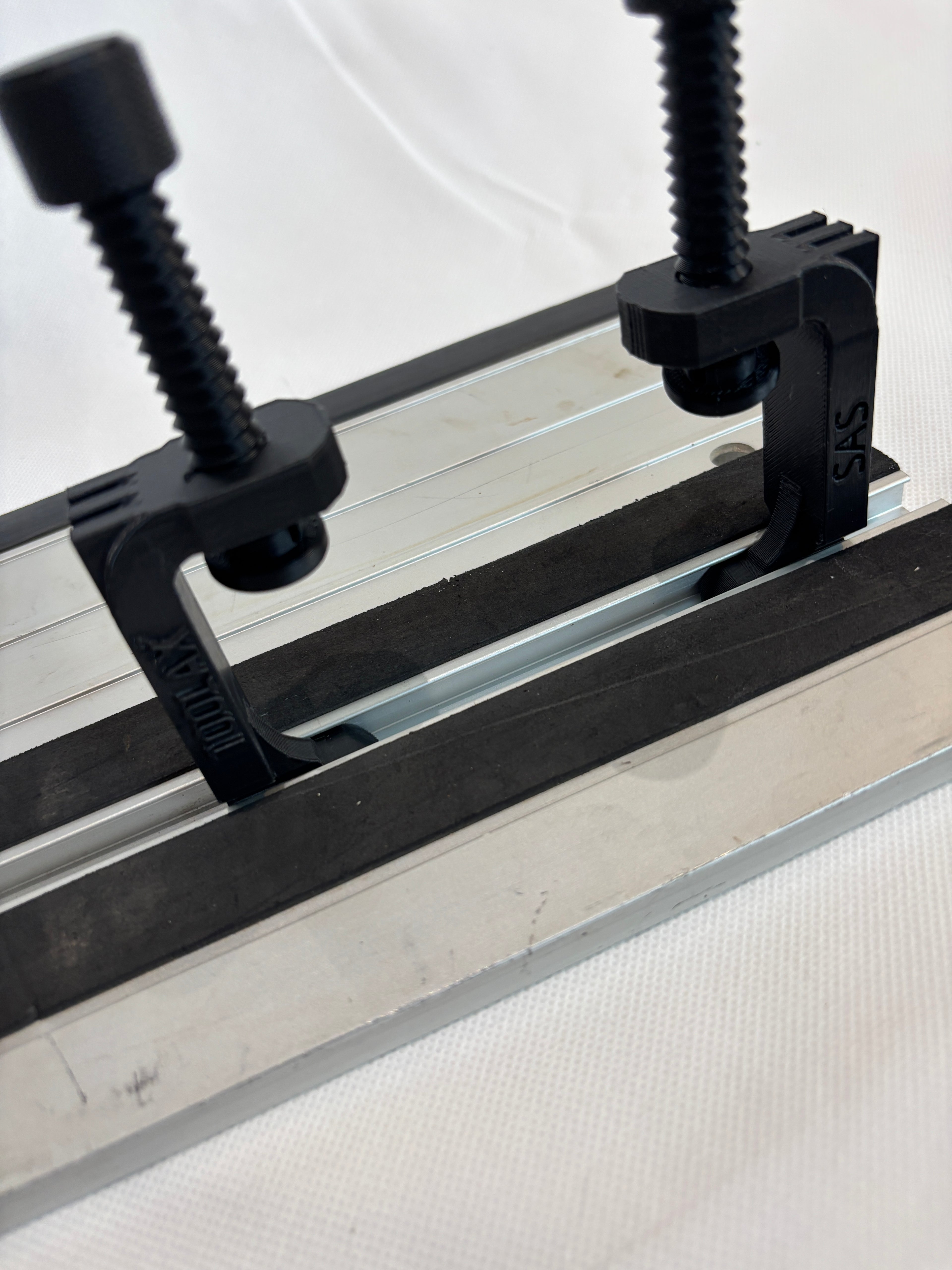 TOOLAX All In One Clamp G-Style - compatible with  Titan track saw guide rail
