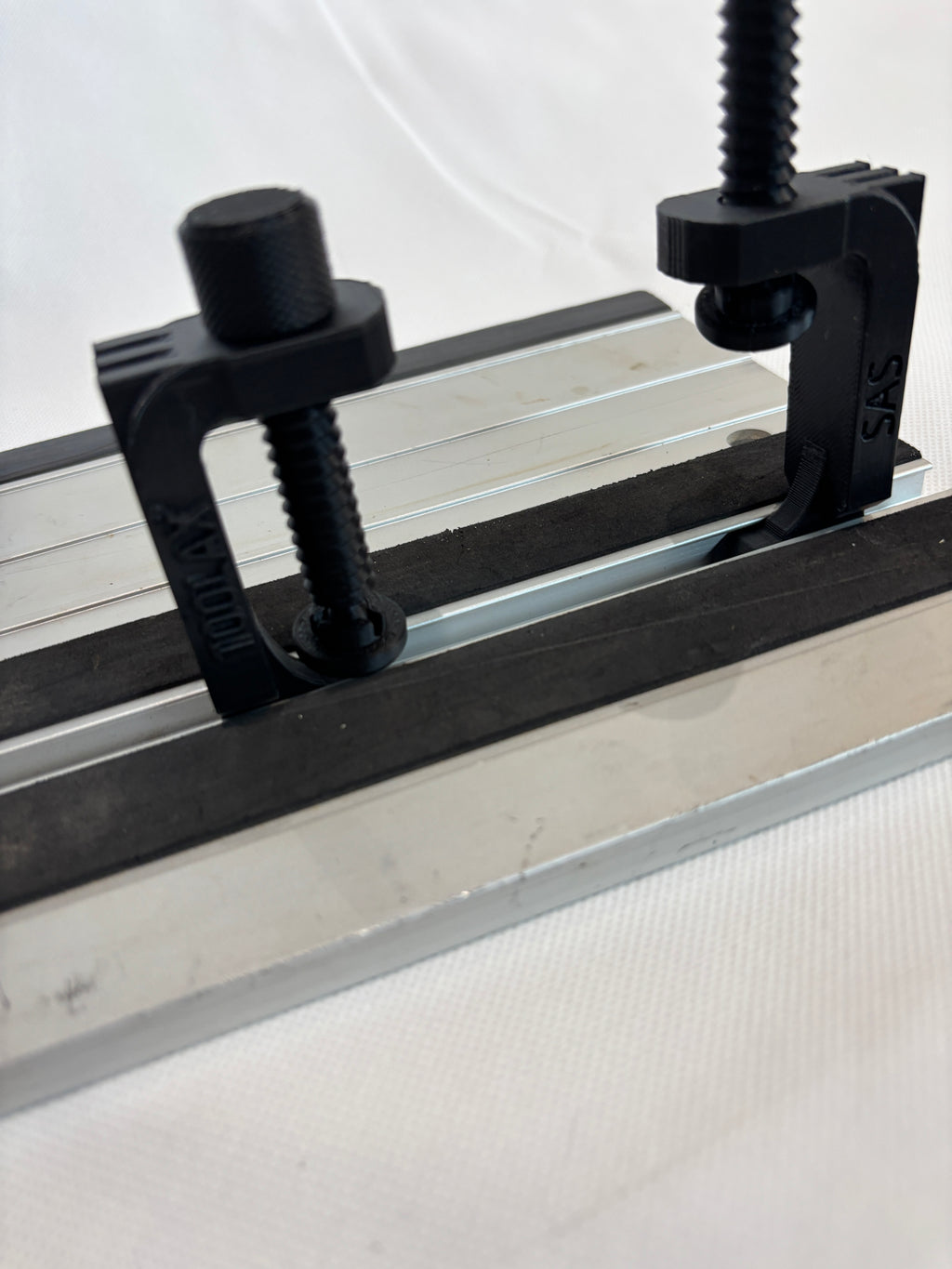 TOOLAX All In One Clamp G-Style - compatible with  Titan track saw guide rail