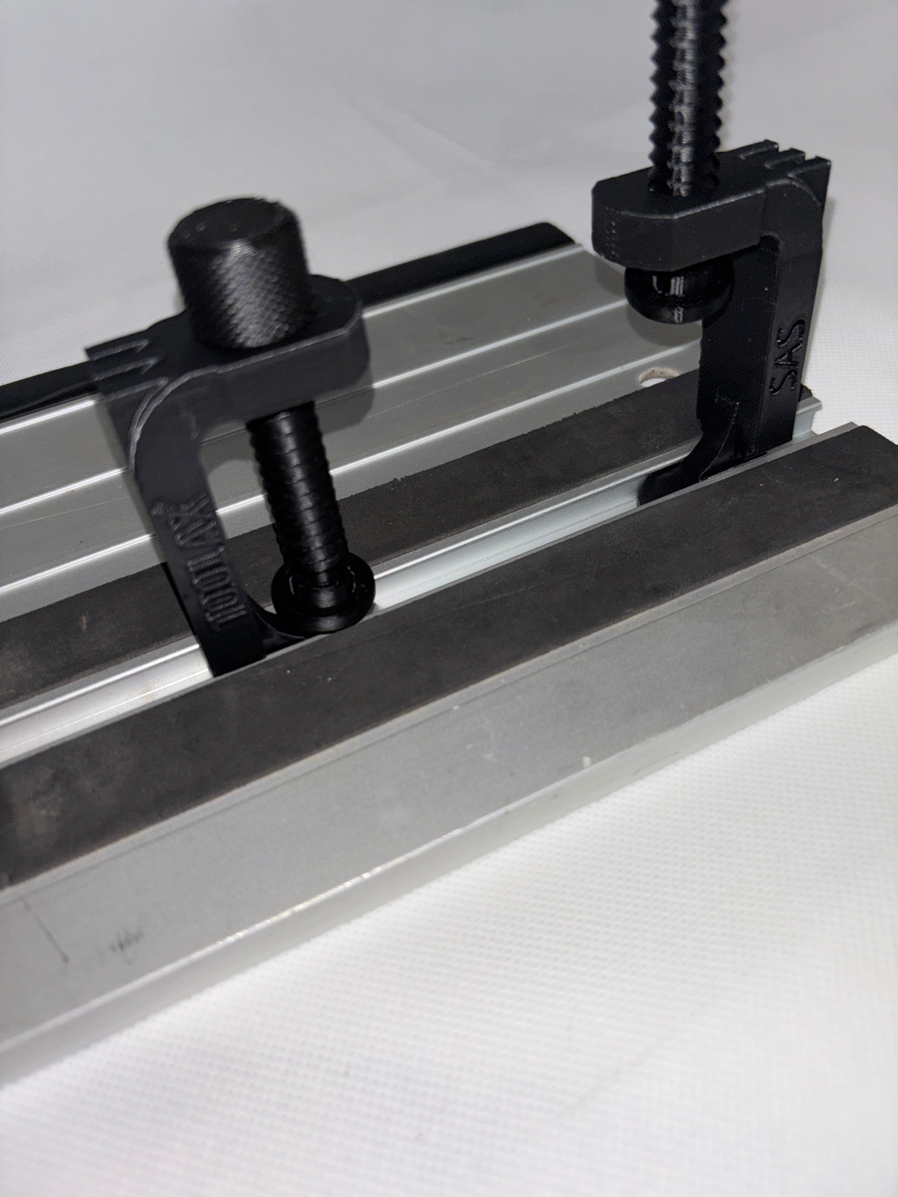 TOOLAX All In One Clamp G-Style - compatible with  Titan track saw guide rail