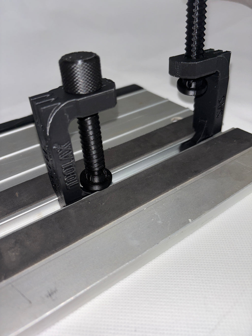 TOOLAX All In One Clamp G-Style - compatible with  Titan track saw guide rail