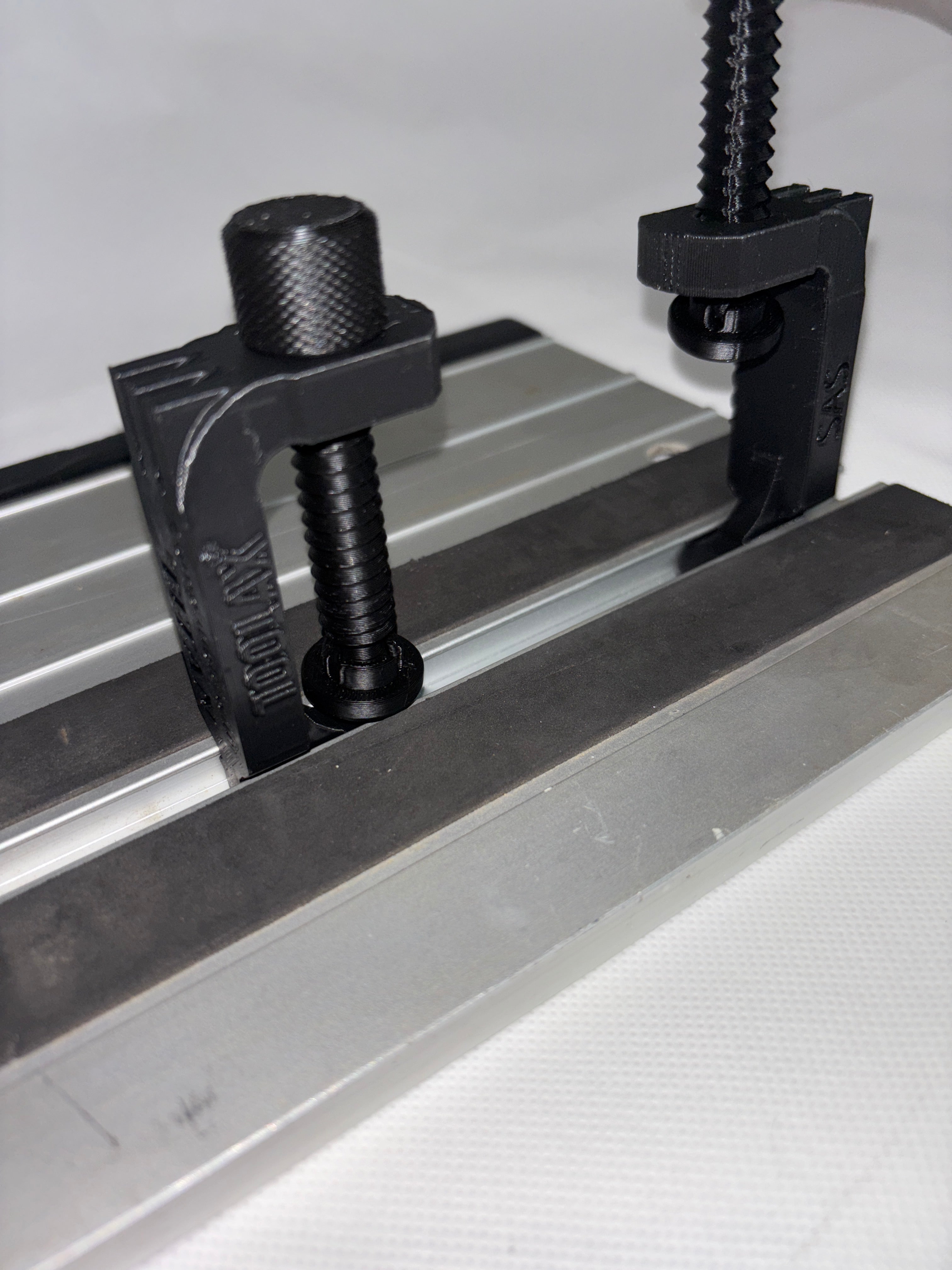 TOOLAX All In One Clamp G-Style - compatible with  Titan track saw guide rail