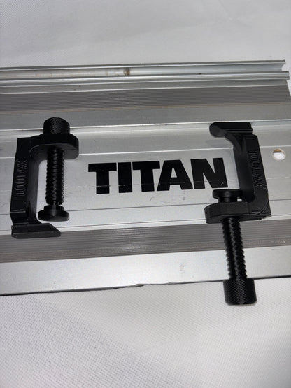 TOOLAX All In One Clamp G-Style - compatible with  Titan track saw guide rail