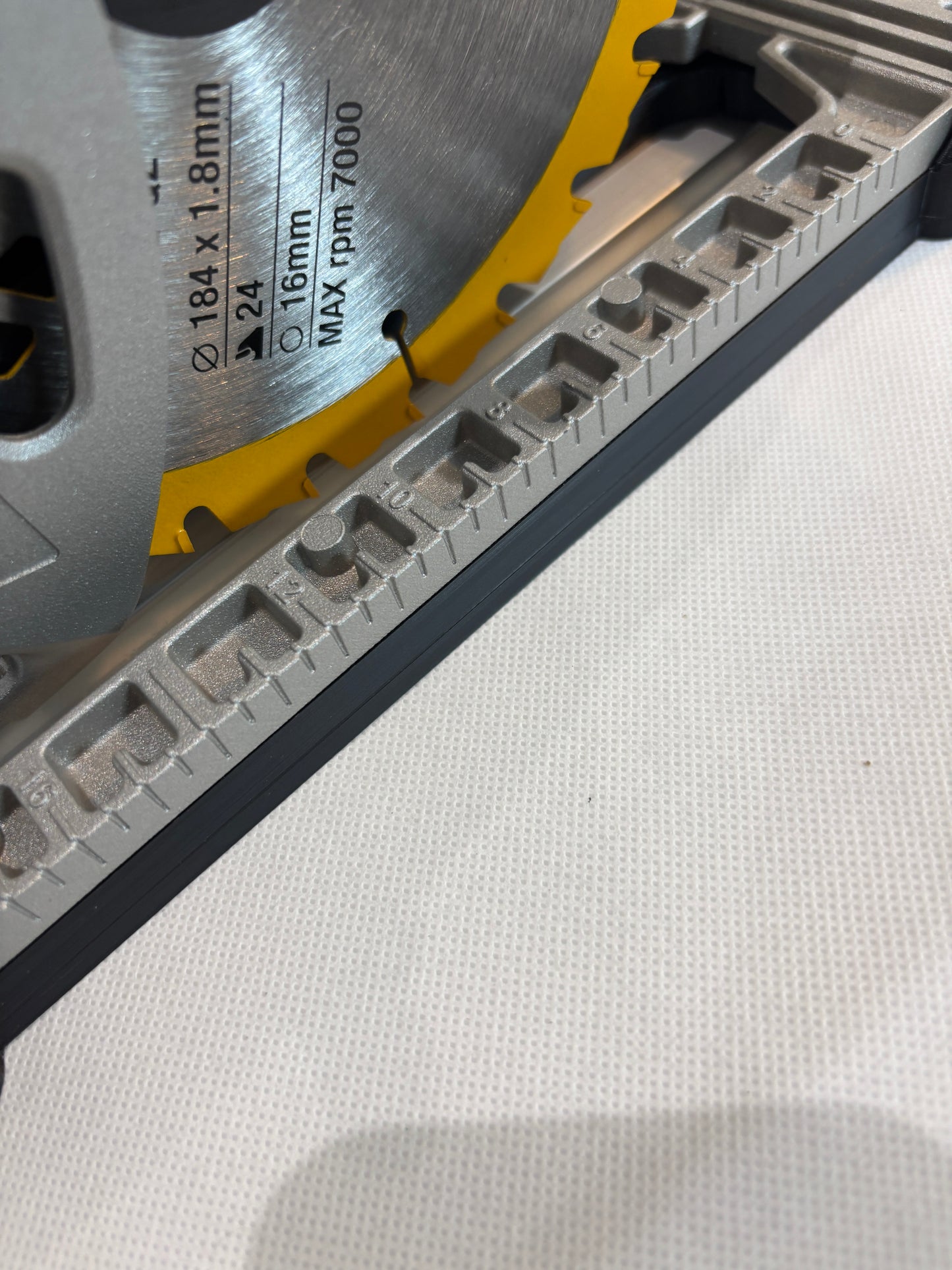 Dewalt DCS572 Adaptor base / Skid plate / Shoe for Circular Saw compatible with Festool Guide rail