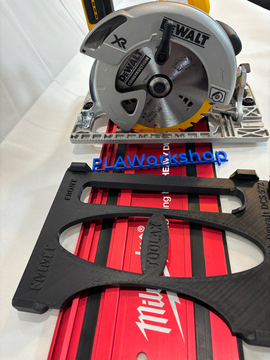 Dewalt DCS572 Adaptor base / Skid plate / Shoe for Circular Saw compatible with Milwaukee Guide rail