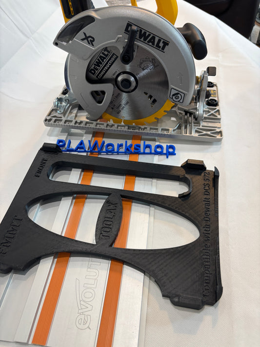 Dewalt DCS572 Adaptor base / Skid plate / Shoe for Circular Saw compatible with Evolution Guide rail