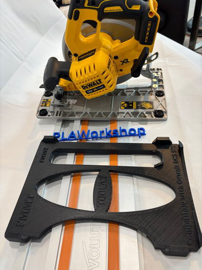 Dewalt DCS572 Adaptor base / Skid plate / Shoe for Circular Saw compatible with Evolution Guide rail