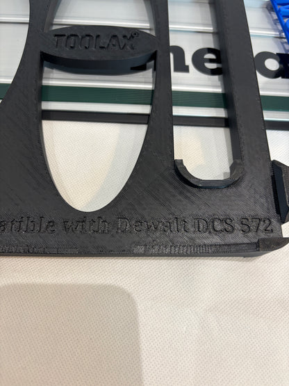 TOOLAX Adapter for Dewalt DCS572 Circular Saw – Compatible with Metabo Guide Rail