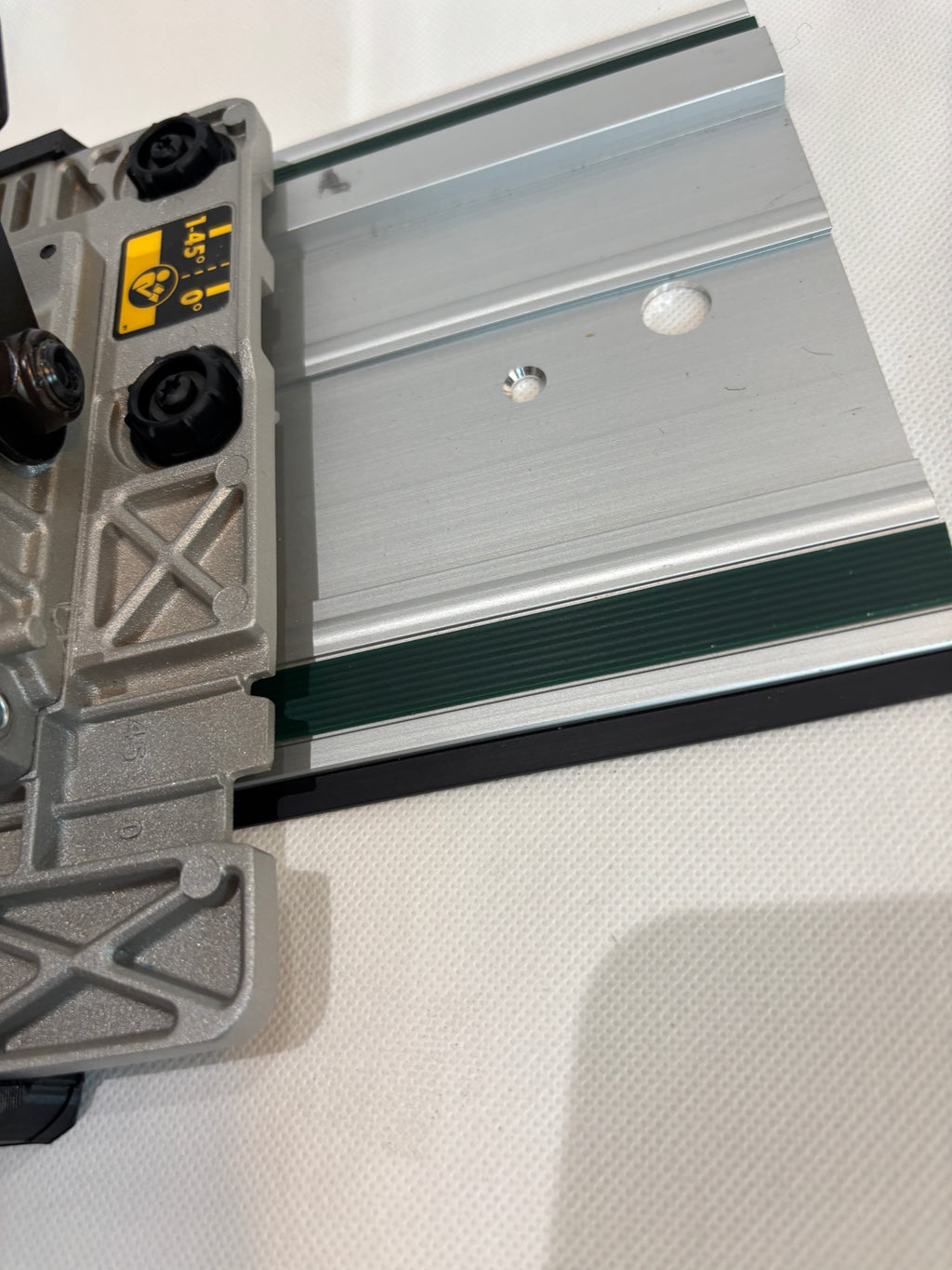 Dewalt DCS572 Adaptor base / Skid plate / Shoe for Circular Saw compatible with Metabo Guide rail