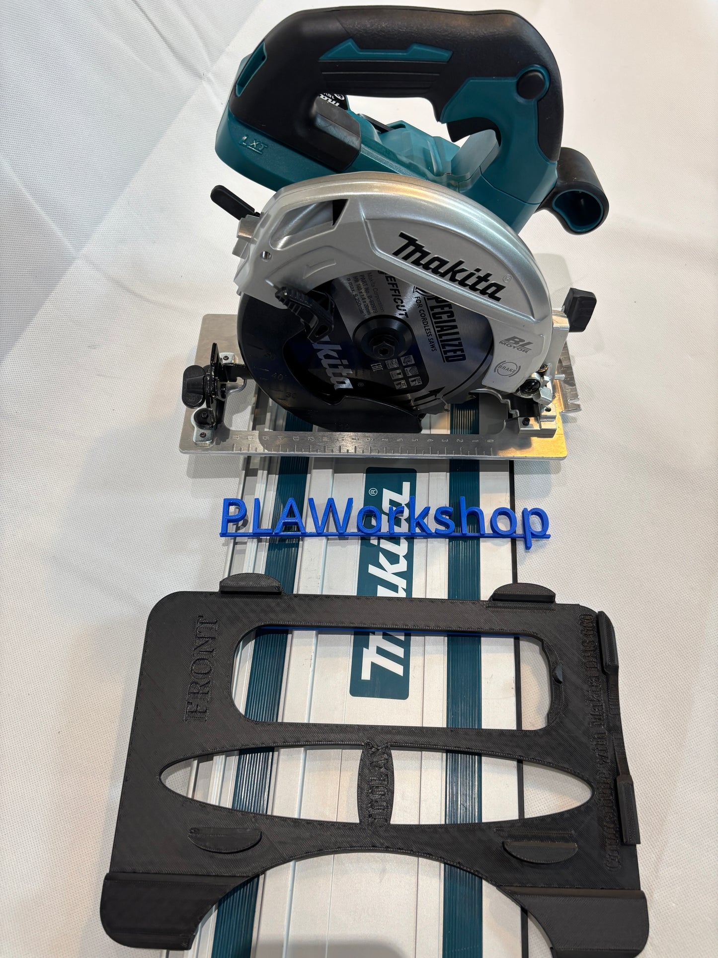 TOOLAX Adaptor Base / Skid plate, compatible with Makita DHS660 / XSH04 Circular saw to fit Makita Guide Rail