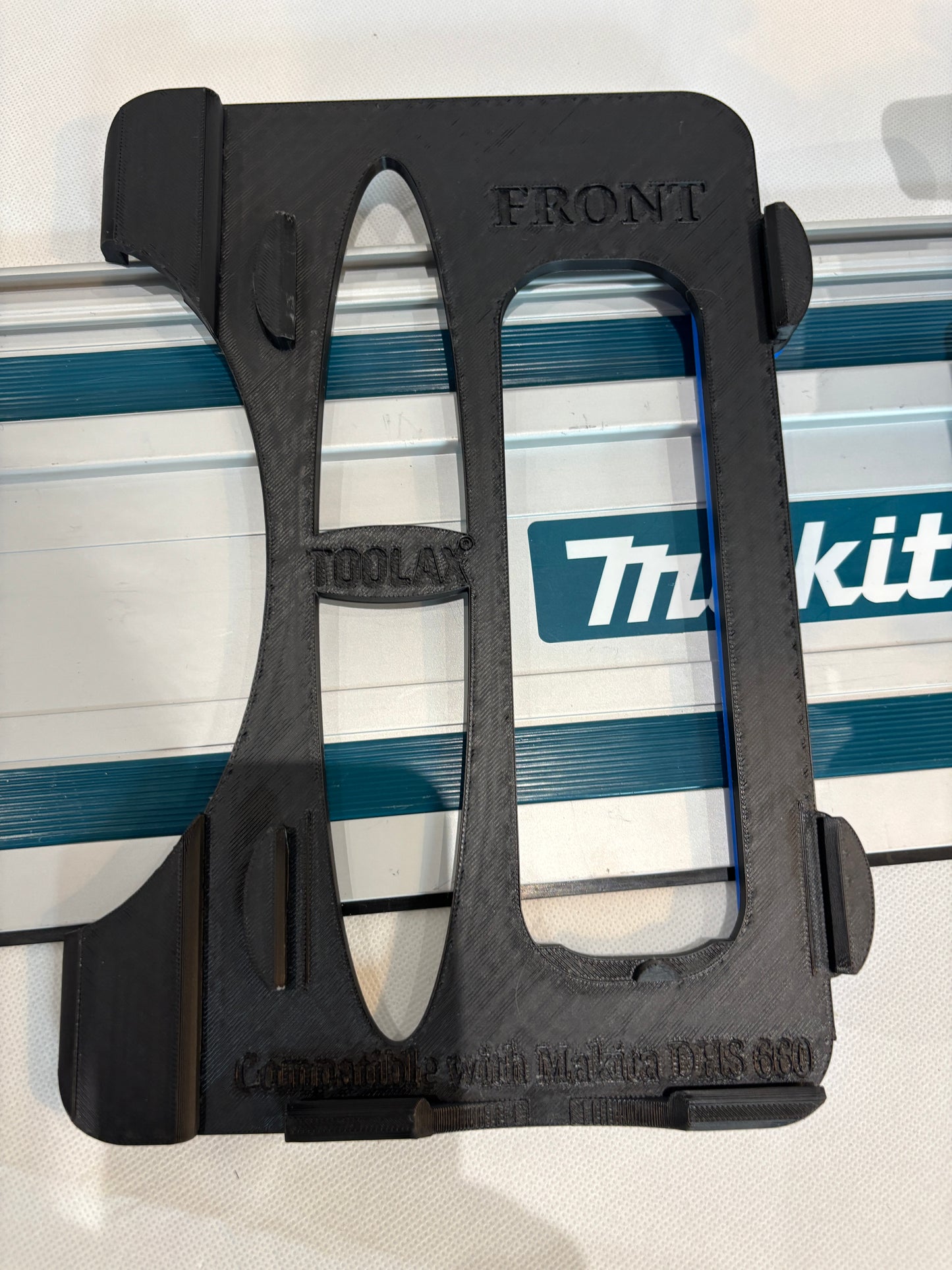 TOOLAX Adaptor Base / Skid plate, compatible with Makita DHS660 / XSH04 Circular saw to fit Makita Guide Rail