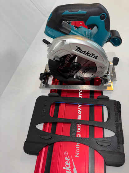 TOOLAX Adaptor Base / Skid plate, compatible with Makita DHS660 / XSH04 Circular saw to fit Milwaukee Guide Rail