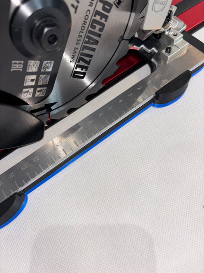 TOOLAX Adaptor Base / Skid plate, compatible with Makita DHS660 / XSH04 Circular saw to fit Milwaukee Guide Rail