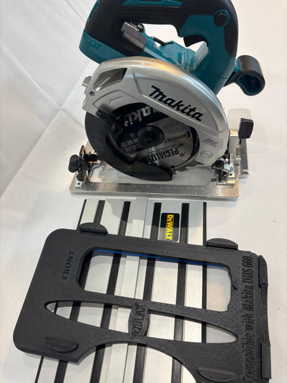 TOOLAX Adaptor Base / Skid plate, compatible with Makita DHS660 / XSH04 Circular saw to fit Dewalt Guide Rail