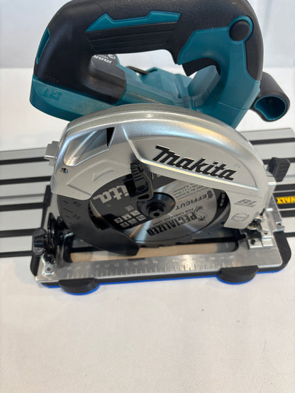 TOOLAX Adaptor Base / Skid plate, compatible with Makita DHS660 / XSH04 Circular saw to fit Dewalt Guide Rail