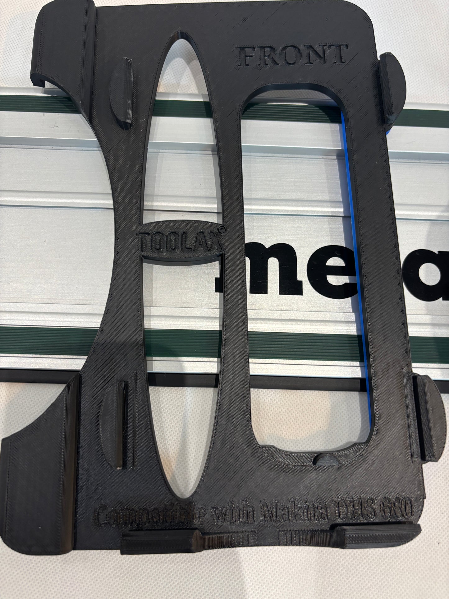 TOOLAX Adaptor Base / Skid plate, compatible with Makita DHS660 / XSH04 Circular saw to fit Metabo Guide Rail