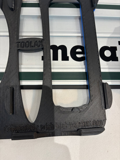 TOOLAX Adaptor Base / Skid plate, compatible with Makita DHS660 / XSH04 Circular saw to fit Metabo Guide Rail