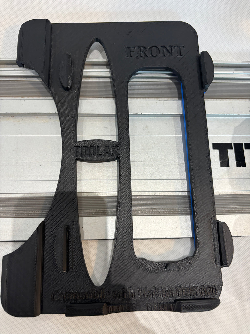 TOOLAX Adaptor Base / Skid plate compatible with Makita DHS660 / XSH04 Circular saw to fit Titan Guide Rail
