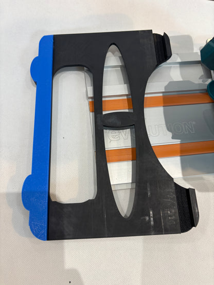 TOOLAX Adaptor Base / Skid plate, compatible with Makita DHS660 / XSH04 Circular saw to fit Evolution Guide Rail