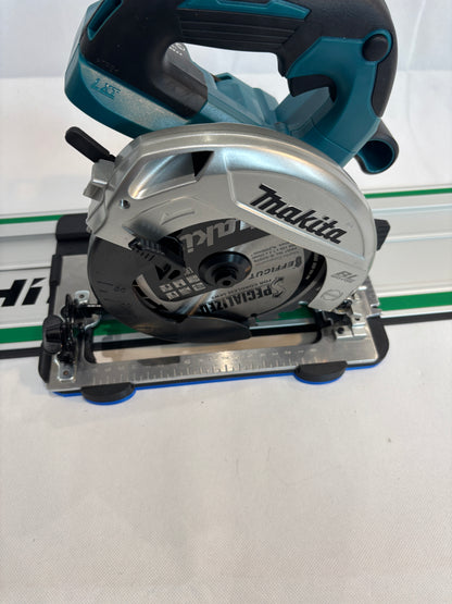 TOOLAX Adaptor Base / Skid plate, compatible with Makita DHS660 / XSH04 Circular saw to fit Hikoki Guide Rail