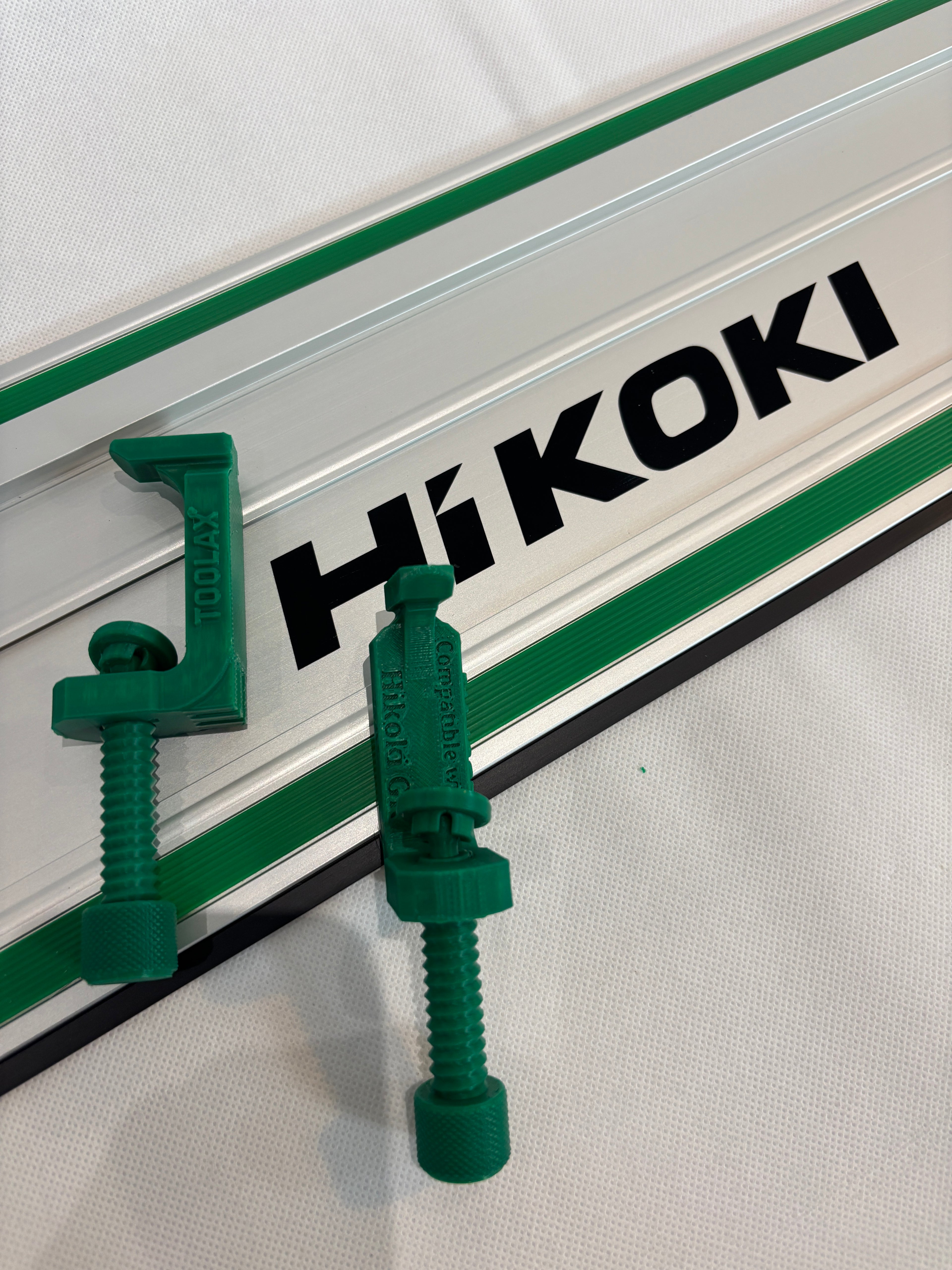 TOOLAX All In One Clamp G-Style - Compatible with Hikoki track saw guide rail