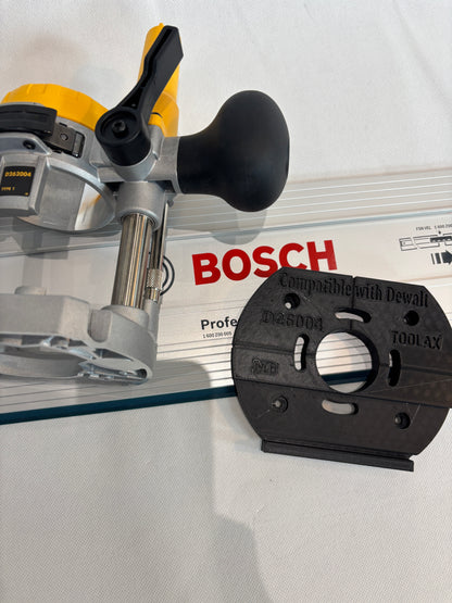 TOOLAX Adaptor to fit Bosch Guide rail for Dewalt Routers: D26203, D26204 & DCW604