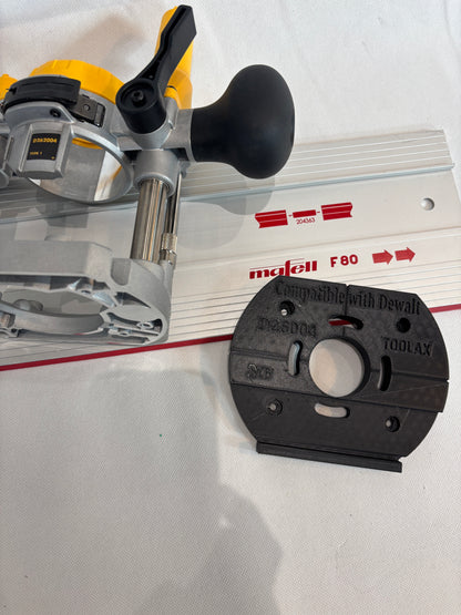 TOOLAX Adaptor to fit Mafell Guide rail for Dewalt Routers: D26203, D26204 & DCW604