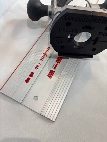 TOOLAX Adaptor to fit Mafell Guide rail for Dewalt Routers: D26203, D26204 & DCW604