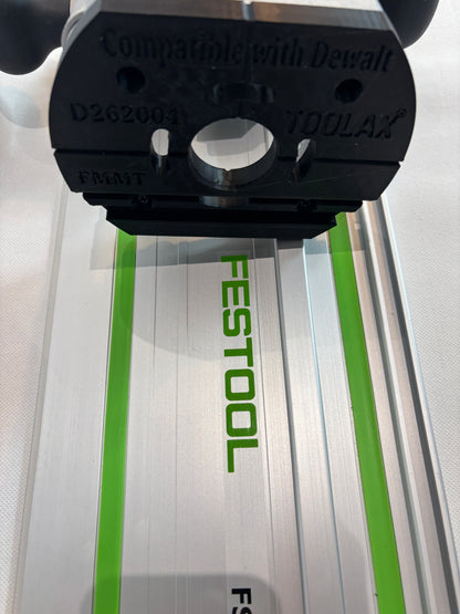 TOOLAX Adaptor to fit Festool Guide rail for Dewalt Routers: D26203, D26204 & DCW604