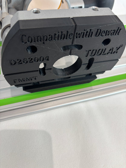 TOOLAX Adaptor to fit Festool Guide rail for Dewalt Routers: D26203, D26204 & DCW604