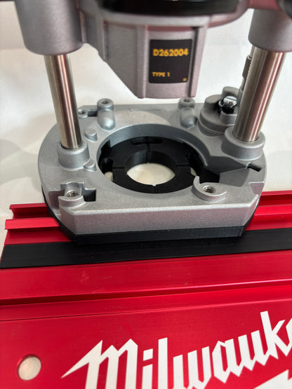 TOOLAX Adaptor to fit Milwaukee Guide rail for Dewalt Routers: D26203, D26204 & DCW604