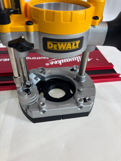 TOOLAX Adaptor to fit Milwaukee Guide rail for Dewalt Routers: D26203, D26204 & DCW604