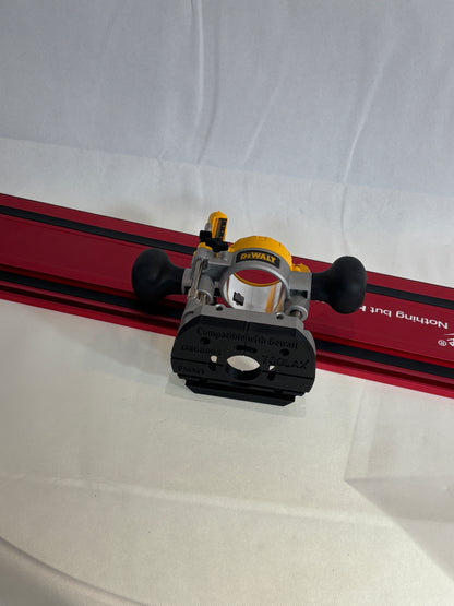 TOOLAX Adaptor to fit Milwaukee Guide rail for Dewalt Routers: D26203, D26204 & DCW604