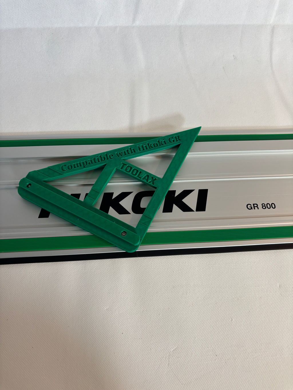 TOOLAX Large Guide Rail Square with 45 & 90 Degree Stops to fit Hikoki Rail