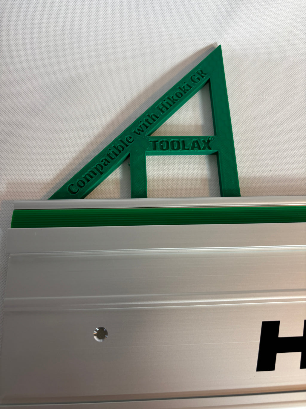 TOOLAX Large Guide Rail Square with 45 & 90 Degree Stops to fit Hikoki Rail