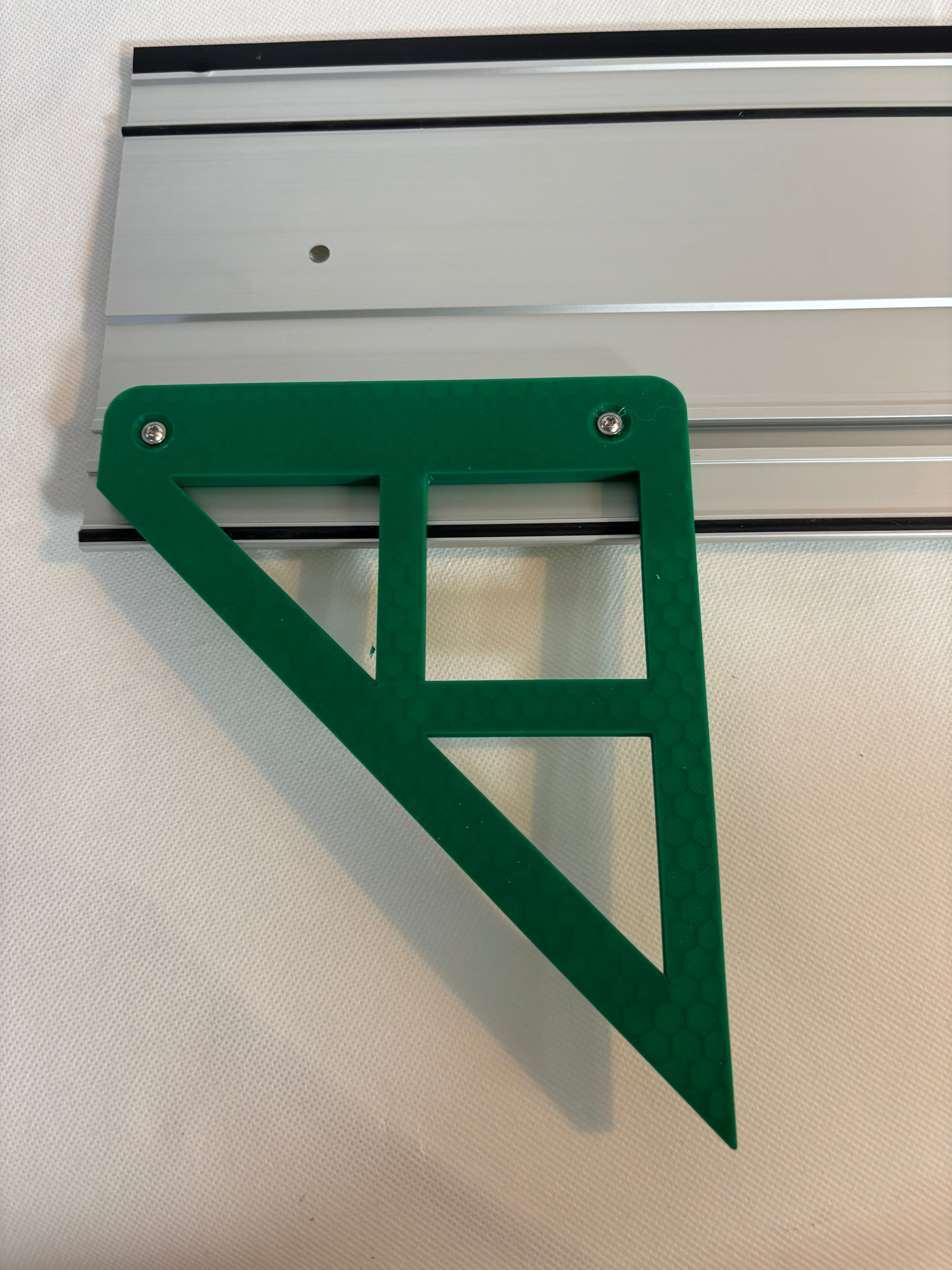 TOOLAX Large Guide Rail Square with 45 & 90 Degree Stops to fit Hikoki Rail