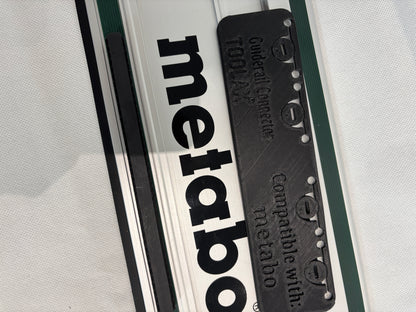 TOOLAX Connector compatible with the Metabo guide rails - Fast, Precise and Secure