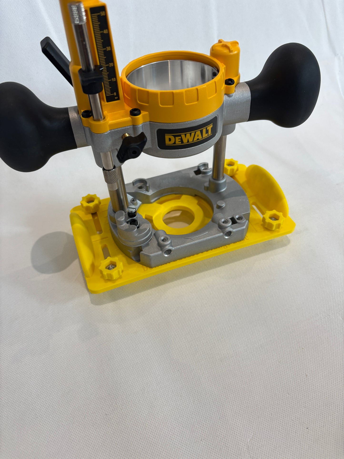 TOOLAX Adaptor for Dewalt D2604 D26203 DCW604 Router Plunge Base Adaptor 262004 to Jig for making mortises / slot mortises / grooves