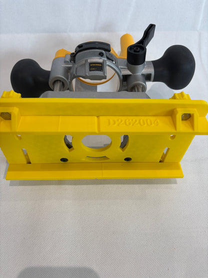 TOOLAX Adaptor for Dewalt D2604 D26203 DCW604 Router Plunge Base Adaptor 262004 to Jig for making mortises / slot mortises / grooves