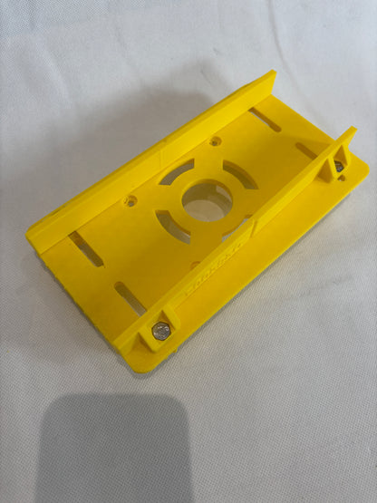 TOOLAX Adaptor for Dewalt D2604 D26203 DCW604 Router Plunge Base Adaptor 262004 to Jig for making mortises / slot mortises / grooves