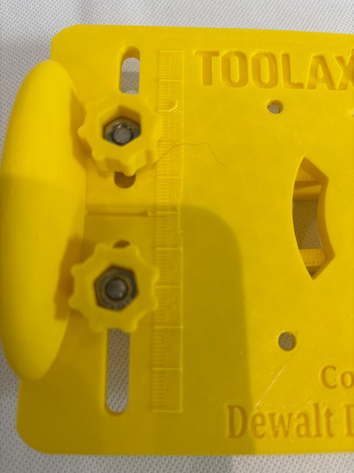 TOOLAX Adaptor for Dewalt D2604 D26203 DCW604 Router Plunge Base Adaptor 262004 to Jig for making mortises / slot mortises / grooves