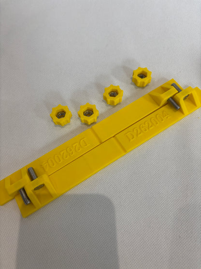 TOOLAX Adaptor for Dewalt D2604 D26203 DCW604 Router Plunge Base Adaptor 262004 to Jig for making mortises / slot mortises / grooves
