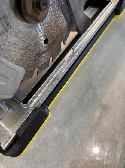 TOOLAX Adaptor / Slik plate / Shoe Compatible with the Dewalt DW935 Circular Saw to fit Dewalt Guide rail