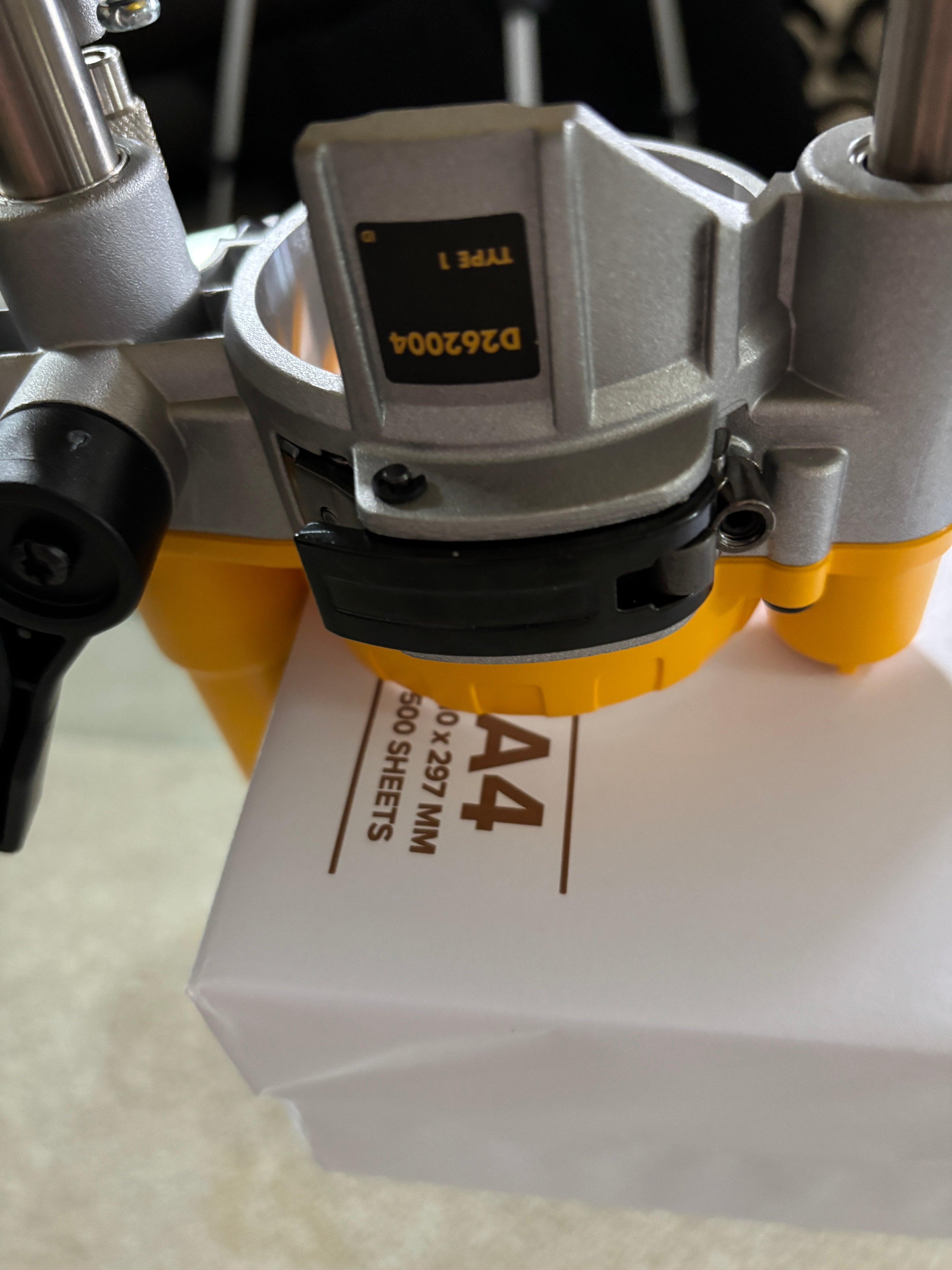 TOOLAX Mini Bench Top Router Table with Angle/Fence Guide for Dewalt DCW604 D26203 D26204 via D262004 Plunge Base