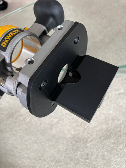 TOOLAX Edge banding attachment for Dewalt routers DCW604 D26203 D26204 via D262004 Plunge Base attachment