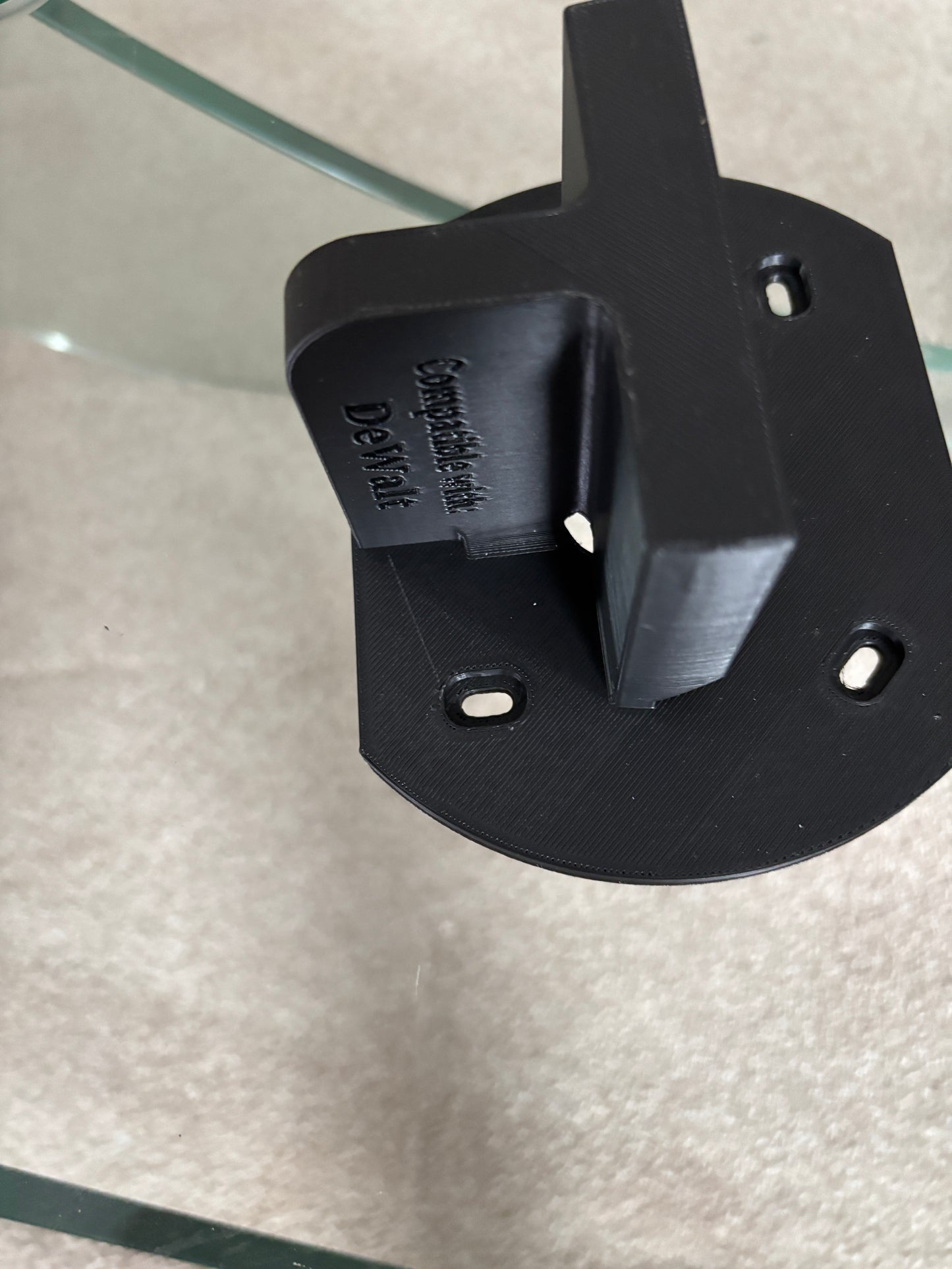 TOOLAX Edge banding attachment for Dewalt routers DCW604 D26203 D26204 via D262004 Plunge Base attachment