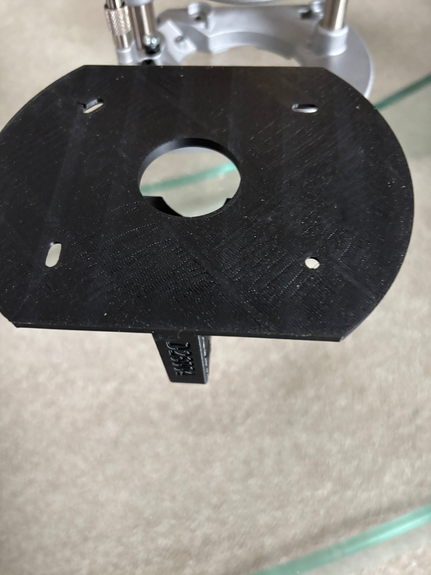 TOOLAX Edge banding attachment for Dewalt routers DCW604 D26203 D26204 via D262004 Plunge Base attachment