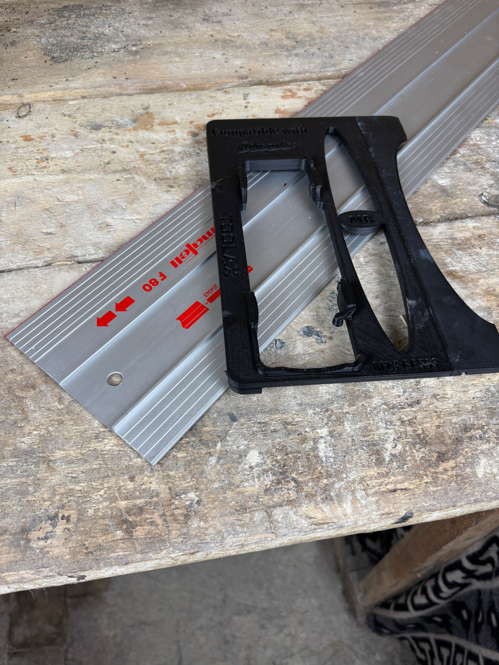 Milwaukee M18 CCS55 Adaptor base / Skid plate for Circular Saw to fit Mafell Guide rail