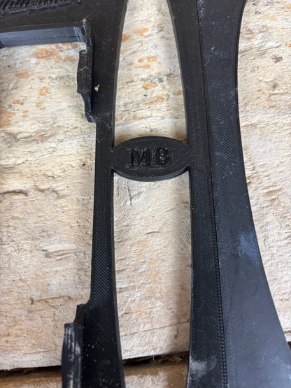 TOOLAX adaptor for Milwaukee M18 CCS55 Adaptor base / Skid plate for Circular Saw to fit Mafell Guide rail